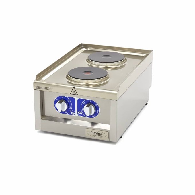 Cuiseur  2 brûleurs (unité simple) prof. 60 cm électrique Maxima 09391550
