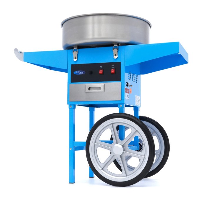 Machine à barbe à papa Ø 52cm (Bleu) + chariot Maxima 09506003