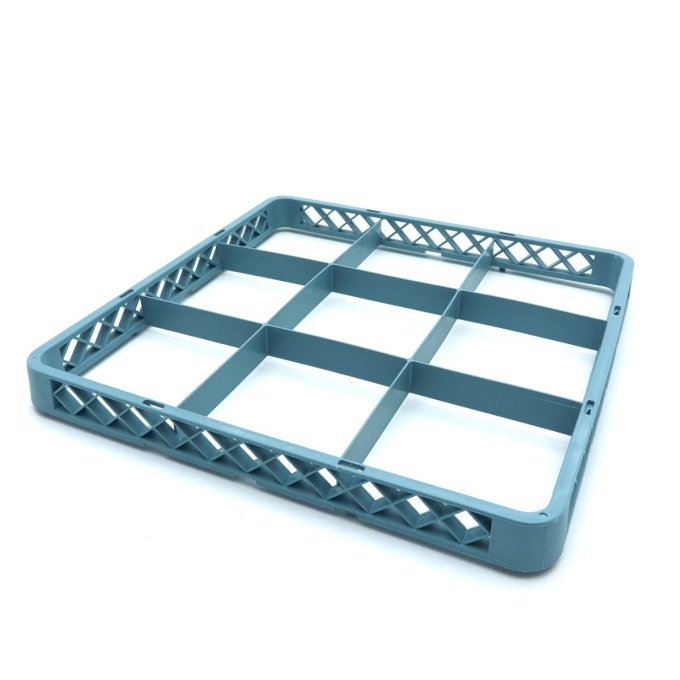 Lave-vaisselle extension pour panier pour verres - 50 x 50 cm - 9 compartiments