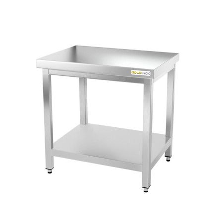 Table inox centrale 700 X 600 X 850/870 mm avec renfort