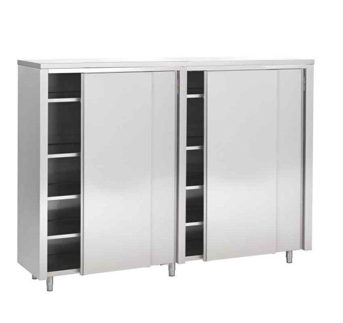 Armoire haute portes coulissantes Inox AISI 430 