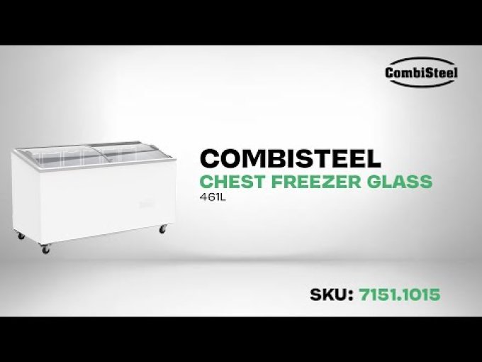 CONGÉLATEUR BAHUT COUVERCLE EN VERRE 461 L